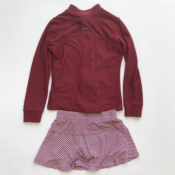 Track & Field Skort/ zip up jacket set EUC 5/6Y - Picture 5 of 5